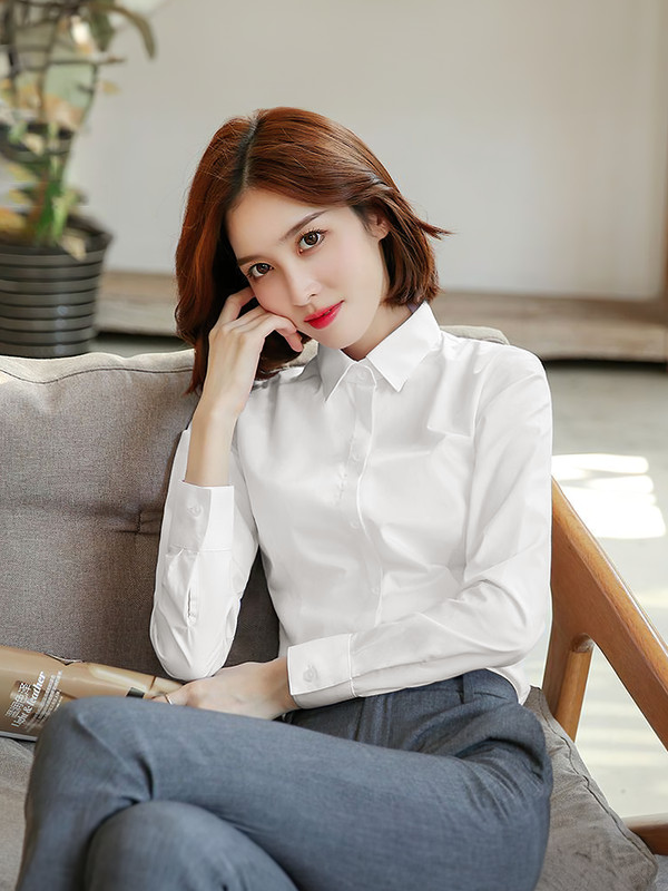 ÁO SƠ MI TAY DÀI BIG SIZE CHIẾT EO AB0480
