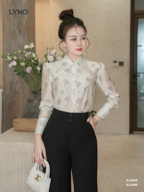 ÁO SƠ MI TƠ DÀI TAY AL0944