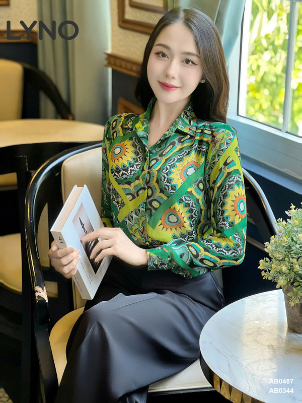 QUẦN DÀI ỐNG SUÔNG RỘNG AB0344 Đen