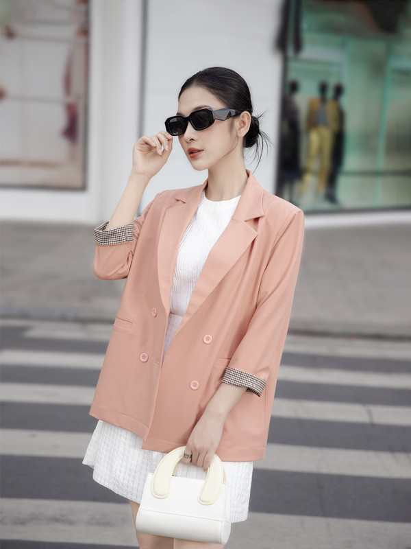 ÁO BLAZER FORM RỘNG CƠ BẢN AB0363