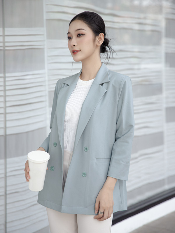 ÁO BLAZER FORM RỘNG CƠ BẢN AB0363