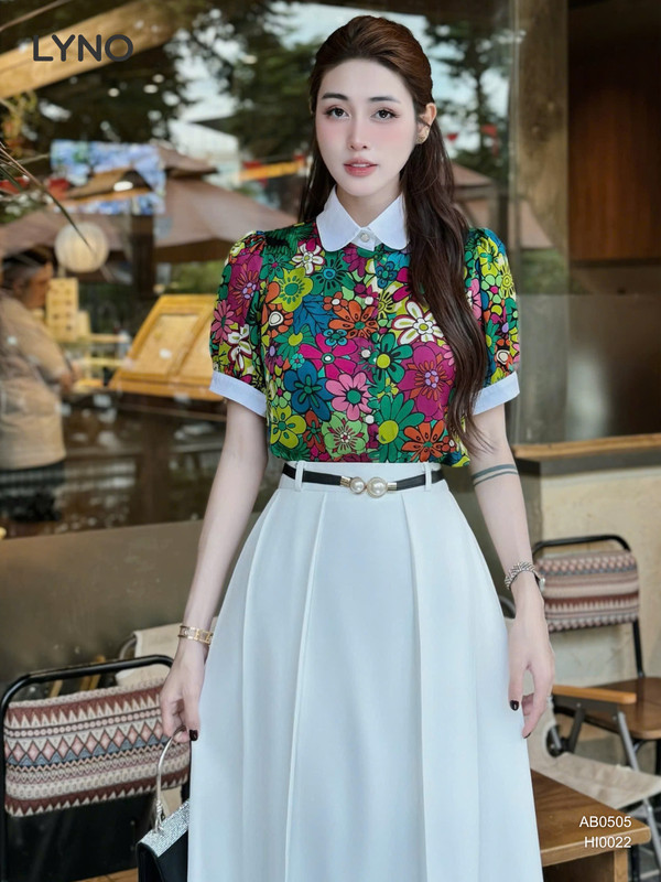 ÁO SƠ MI HỌA TIẾT AB0505