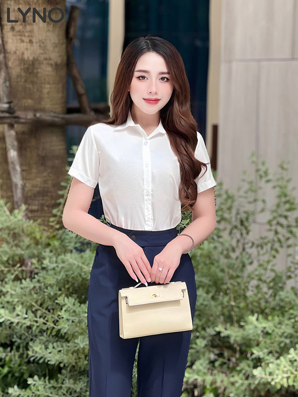 SƠ MI CƠ BẢN TAY NGẮN AB0390