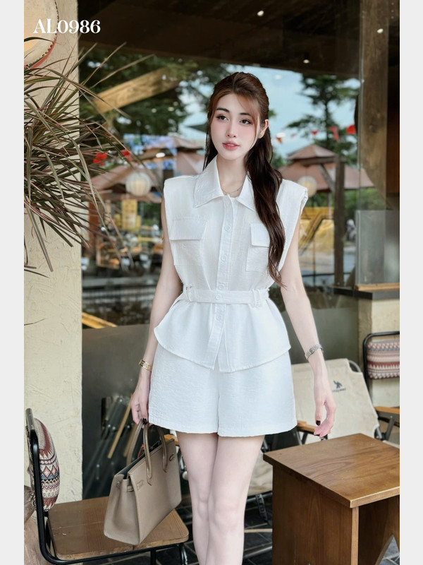 SET ÁO SÁT NÁCH QUẦN SHORT AL0986