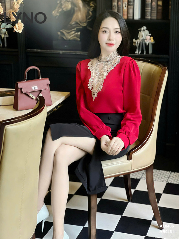 CHÂN VÁY SUÔNG AB0451 Đen