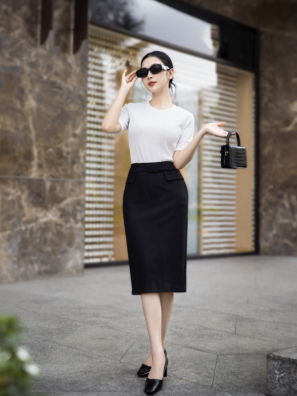 VÁY DÀI AB0353 Đen