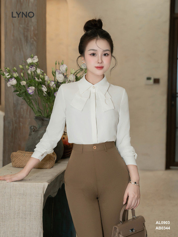 ÁO SƠ MI CỔ KIỂU TAY DÀI AL0903