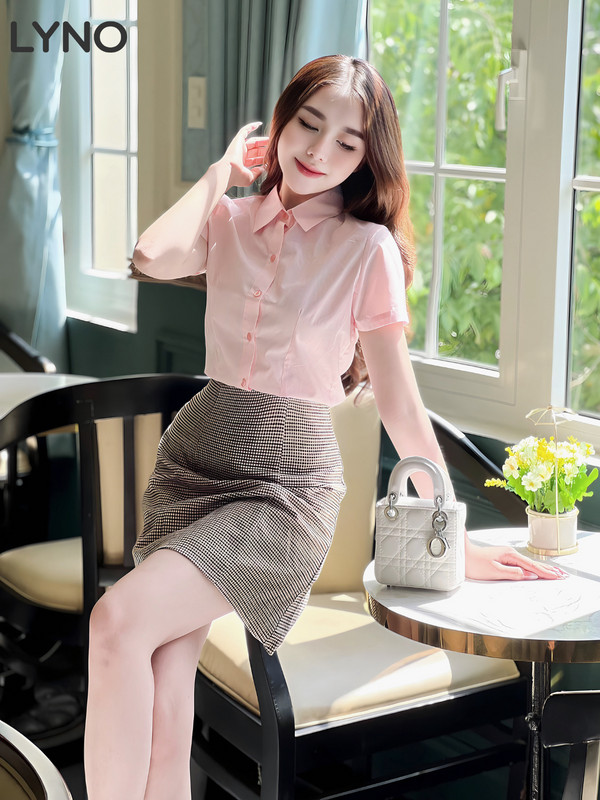 CHÂN VÁY CHỮ A AB0365 Nâu