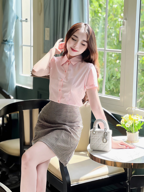CHÂN VÁY CHỮ A AB0365 Nâu